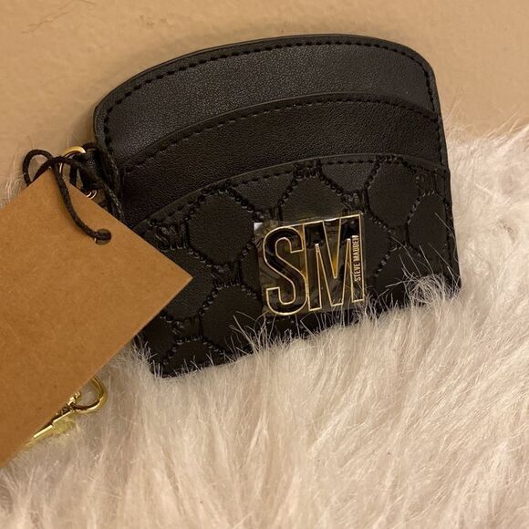 NWT Steve Madden BBasic Black Card Case - Picture 2 of 7